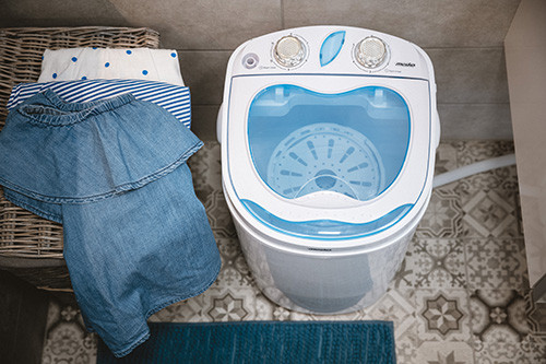 Pralko-wirówka turystyczna 3kg - lekka i kompaktowa Mesko 8053