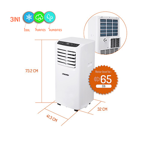 Klimatyzator 5000 BTU z pilotem i timerem - Mesko 7911