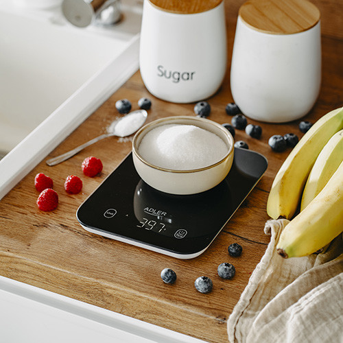 Waga kuchenna elektroniczna 10kg z tarą i wyświetlaczem LED Adler 3181