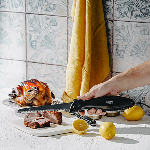 Nóż elektryczny do mrożonek i mięsa z nożami Camry 4513