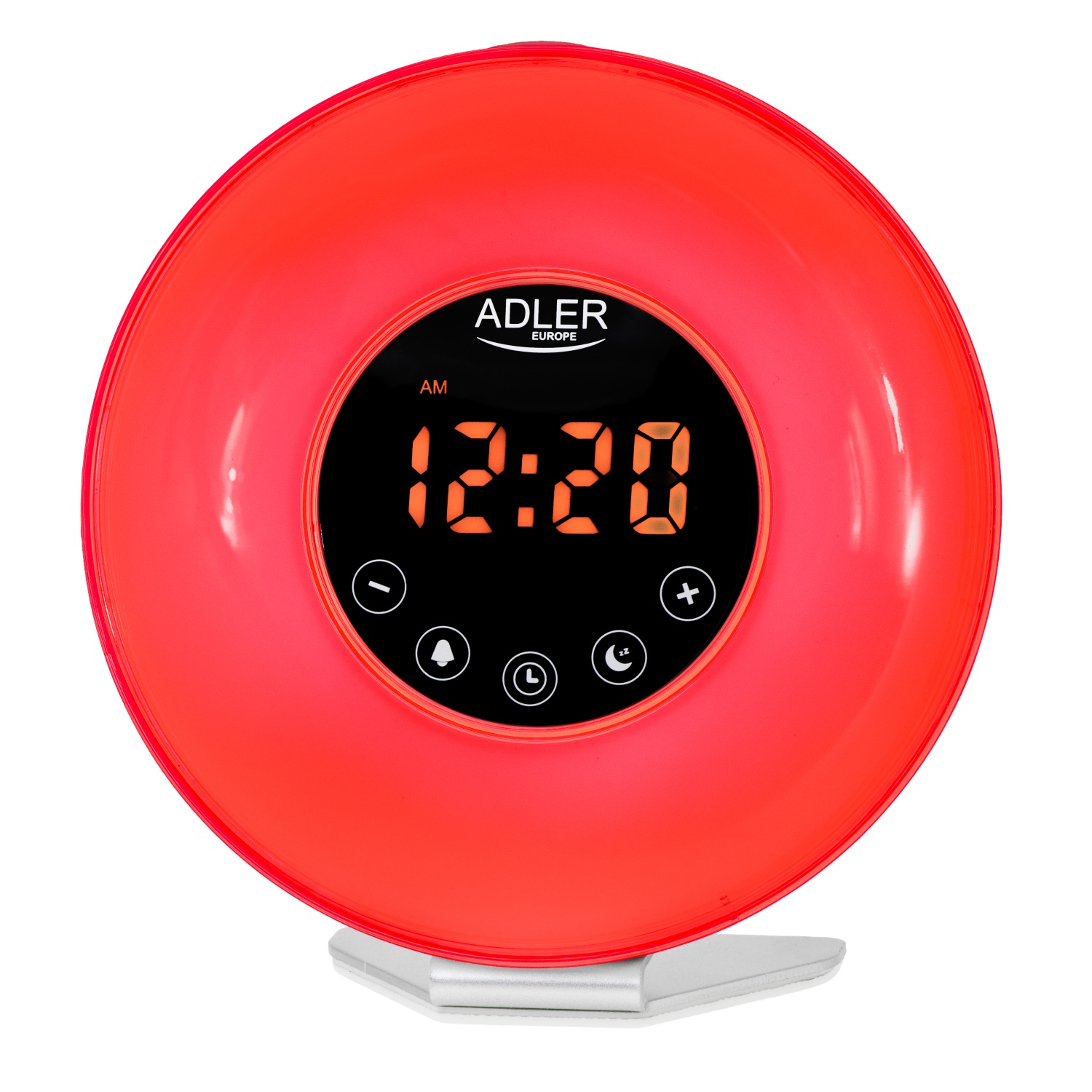 Budzik świetlny z symulacją wschodu słońca i dźwiękami natury Adler 1916