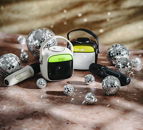 Głośnik karaoke z mikrofonem - 8h pracy - Bluetooth AUX USB Adler 1199