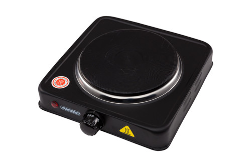 Kuchenka elektryczna jednopalnikowa 1000W z regulacją temperatury Mesko 6508