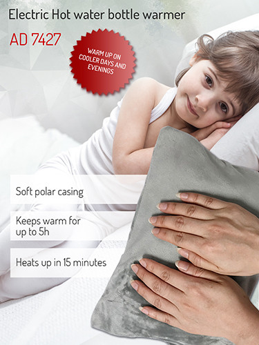 Termofor elektryczny 360W z pokrowcem - ciepło do 5h Adler 7427