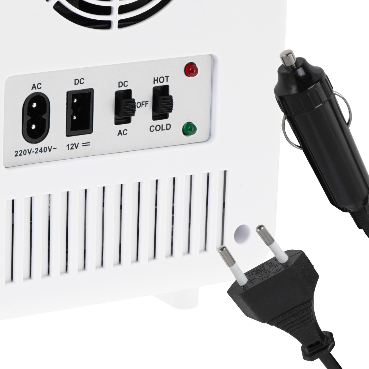 Mini lodówka 4L do samochodu i domu - chłodzenie i podgrzewanie Adler 8084