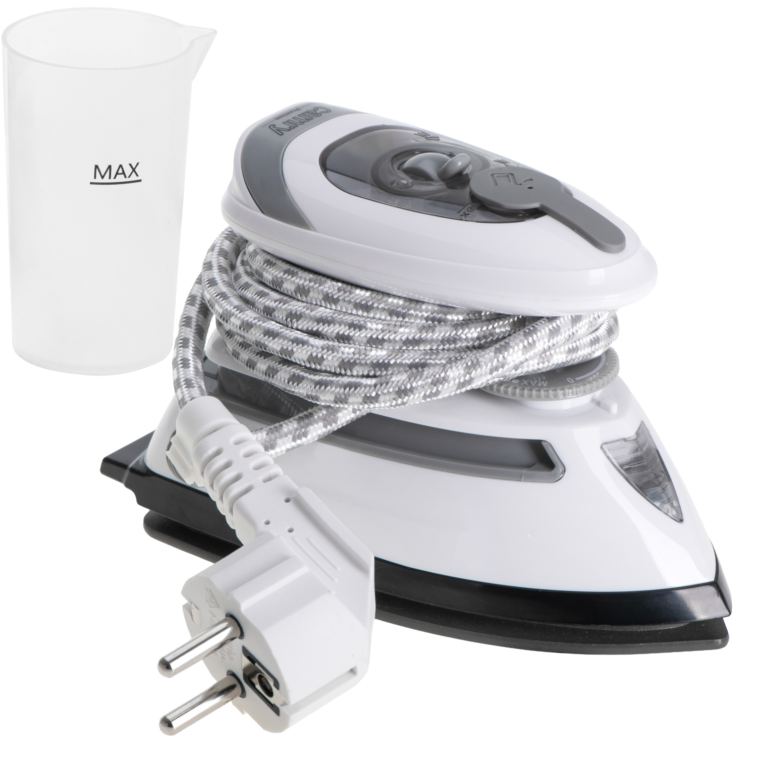 Żelazko parowe turystyczne z ceramiczną stopą i podwójnym zasilaniem Camry 5050