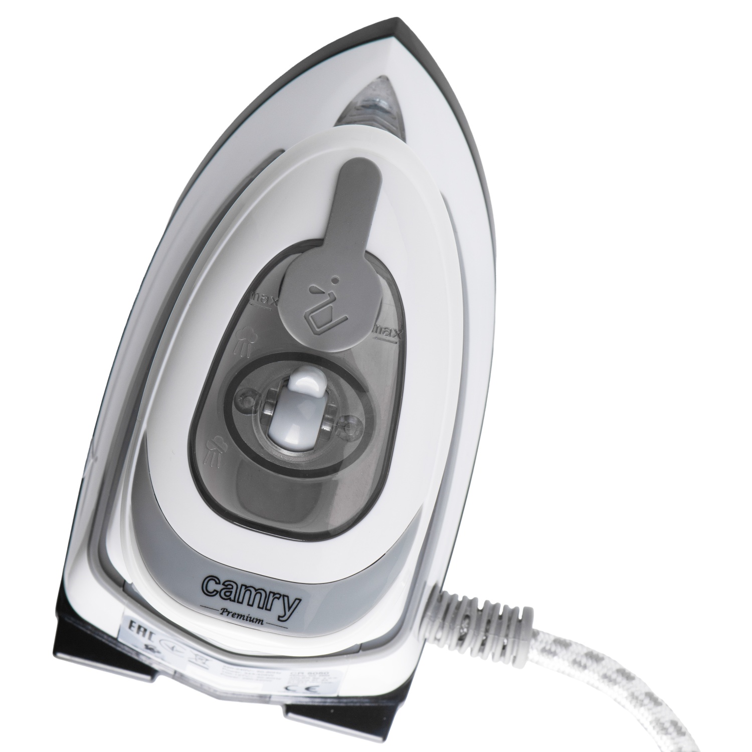 Żelazko parowe turystyczne z ceramiczną stopą i podwójnym zasilaniem Camry 5050