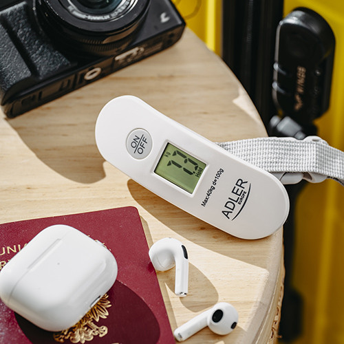 Waga bagażowa podróżna z funkcją tarowania - Adler 8189