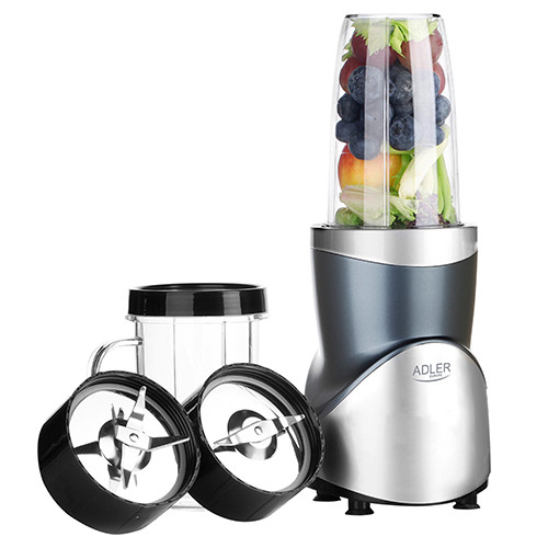 Blender do smoothie z zestawem bidonów bez BPA Adler 4084