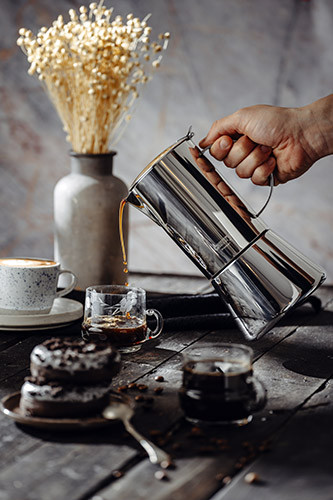 Kawiarka do espresso na kuchenkę 620 ml stal nierdzewna Camry 4418