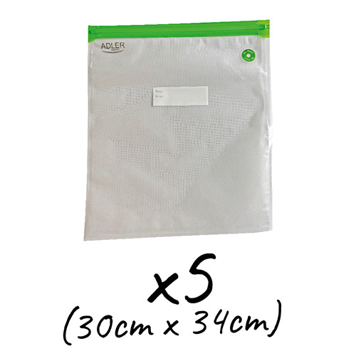 Zestaw torebek próżniowych wielokrotnego użytku 25 sztuk Adler 4514.1