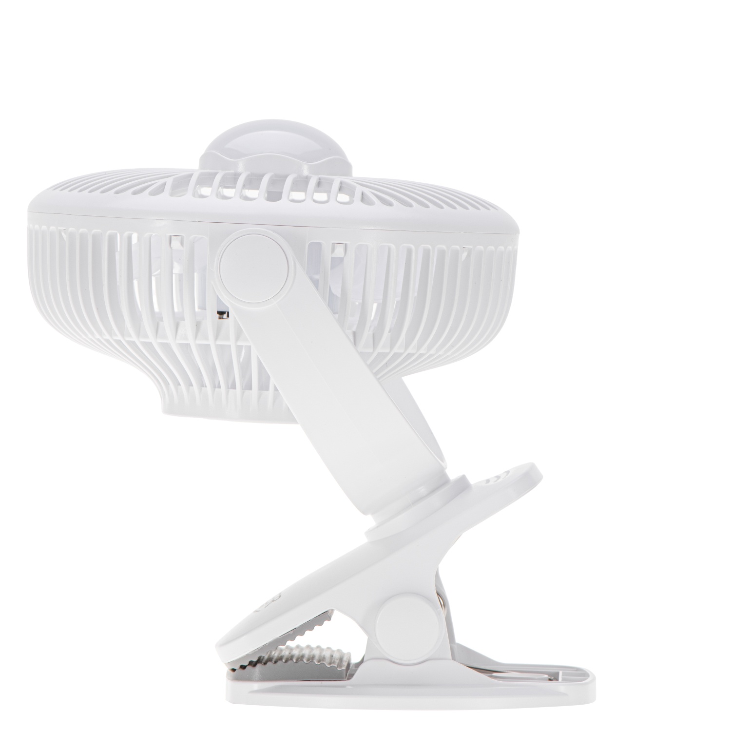 Wentylator akumulatorowy z klipsem i lampą LED - Adler 7335