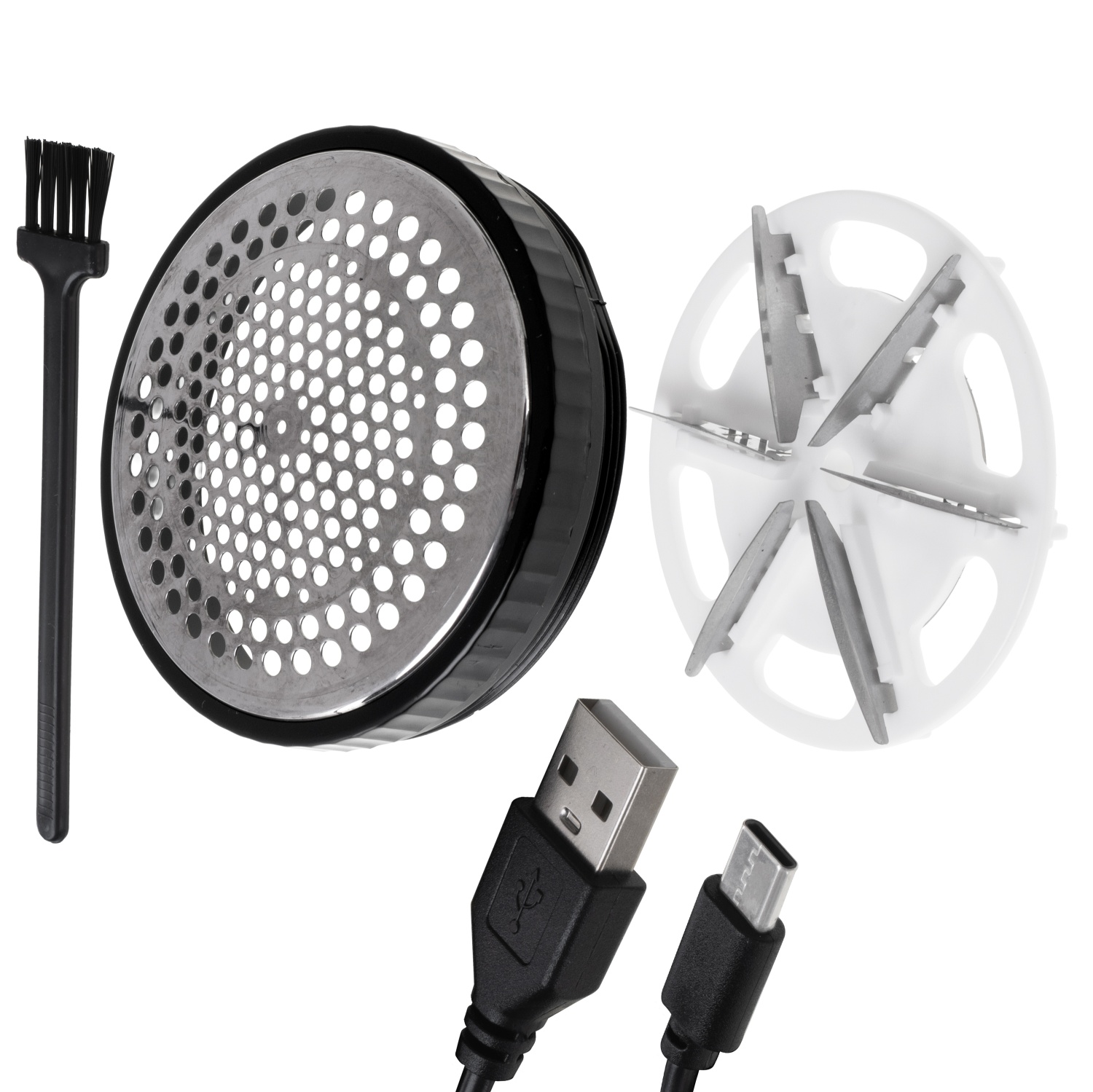 Golarka do tkanin z LCD - 3 prędkości - ładowanie USB-C Adler 9617