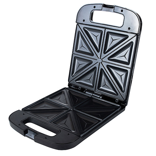 Opiekacz do kanapek na 4 tosty z powłoką nieprzywierającą Adler 3055