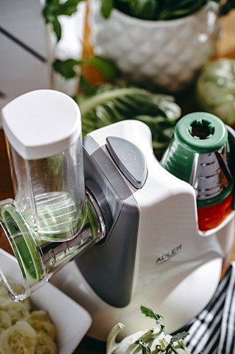 Szatkownica do warzyw i owoców z 5 nasadkami Adler 4815