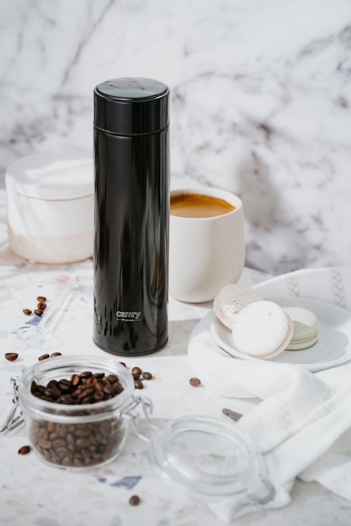 Termos z wyświetlaczem LED 473ml czarny Camry 4507bk