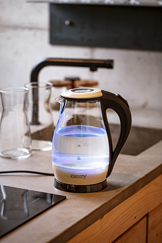 Czajnik szklany 1,7L z automatycznym wyłączaniem - Camry 1251