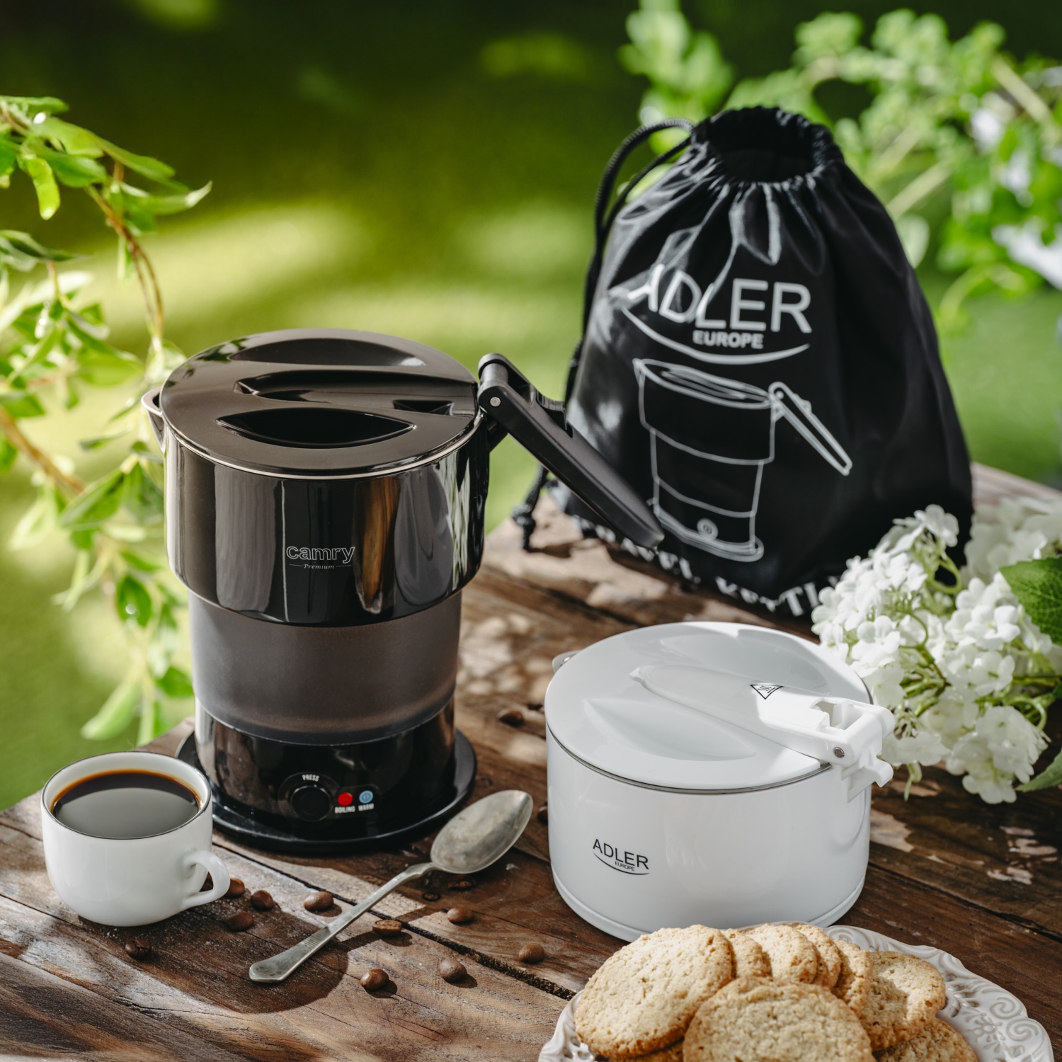 Składany czajnik turystyczny 0,6 L z utrzymaniem temperatury Camry 1378