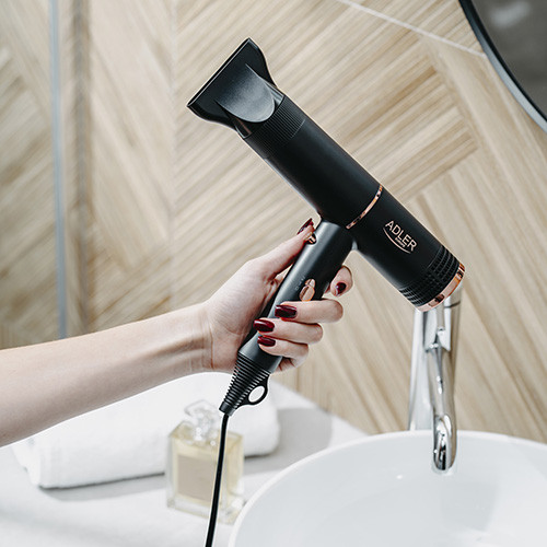 Suszarka do włosów z jonizacją - 2 prędkości - 2 temperatury Adler 2278
