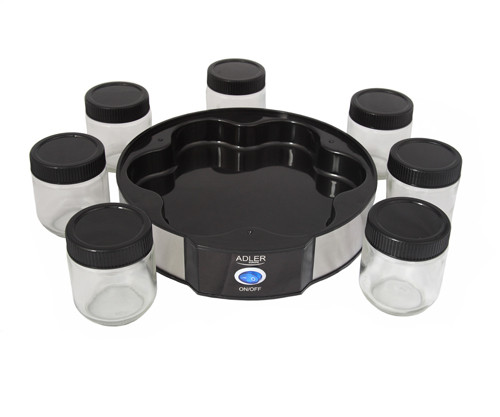 Jogurtownica automatyczna z 7 szklanymi słoikami Adler 4476