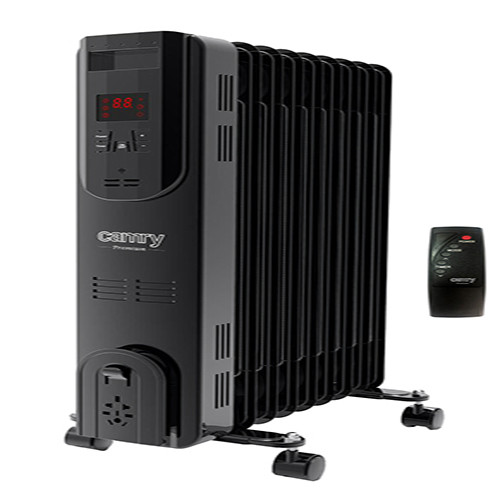 Grzejnik olejowy z pilotem LED 9-żeberkowy 2000W Camry 7810