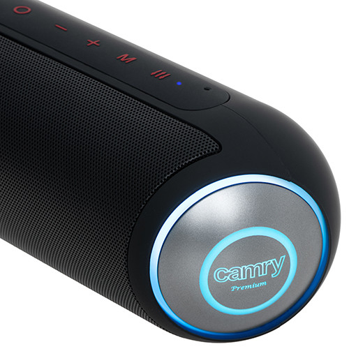 Głośnik Bluetooth IPX7 60W z basem i podświetleniem Camry 1901