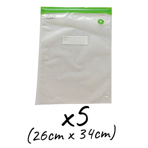 Zestaw torebek próżniowych wielokrotnego użytku 25 sztuk Adler 4514.1