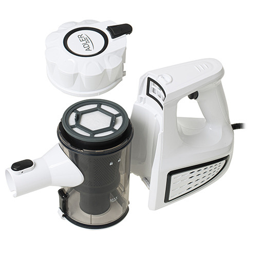 Odkurzacz ręczny bezworkowy 1,5 l - 800 W - filtr F9 Adler 7036w