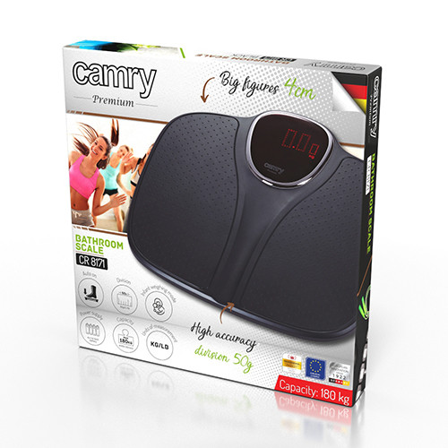Waga łazienkowa z funkcją ważenia niemowląt 180kg Camry 8171