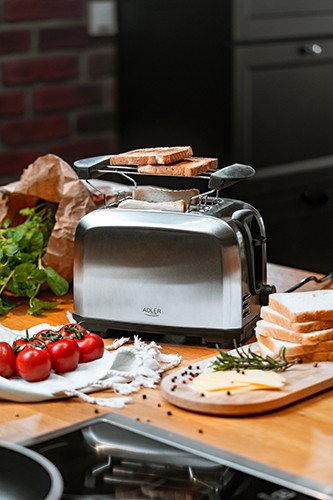 Toster z rusztem do bułek - 7 poziomów opiekania Adler 3222