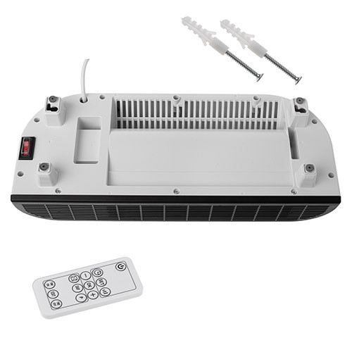 Kurtyna powietrzna grzejąca 2000W z pilotem LED Adler 7751