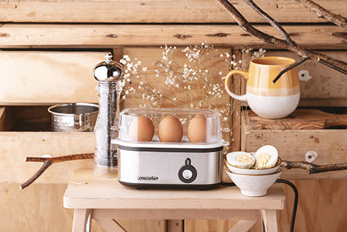 Jajowar elektryczny na 3 jaja - miękko, średnio, twardo Mesko 4485