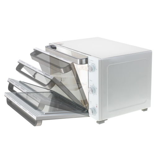 Piekarnik elektryczny 48L z termoobiegiem i rożnem Adler 6027