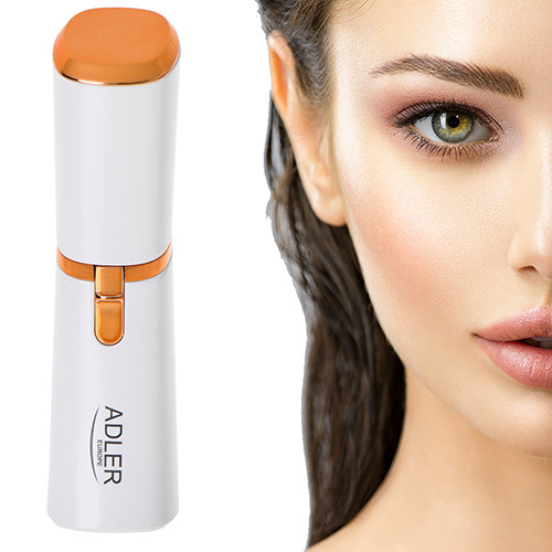 Trymer do twarzy z lampką LED - depilator damski Adler 2939