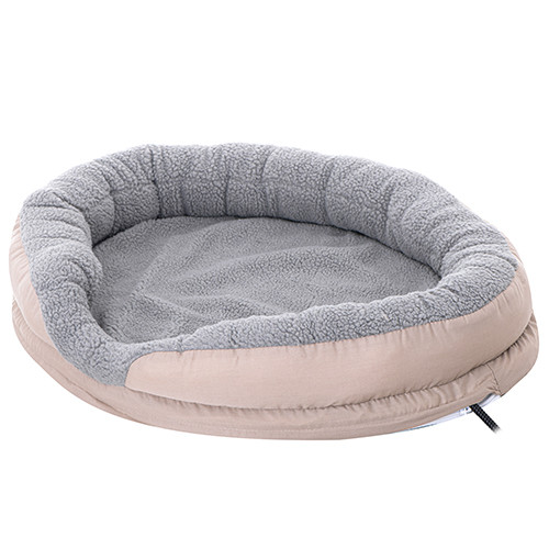 Ogrzewane legowisko dla psa i kota z wyjmowanym pokrowcem Camry 7431