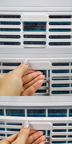 Klimatyzator 12000 BTU z osuszaniem i pilotem Camry 7907