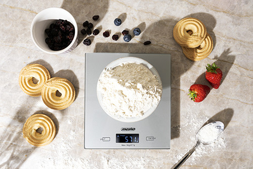Waga kuchenna elektroniczna 5kg z dokładnością 1g Mesko Mesko 3145