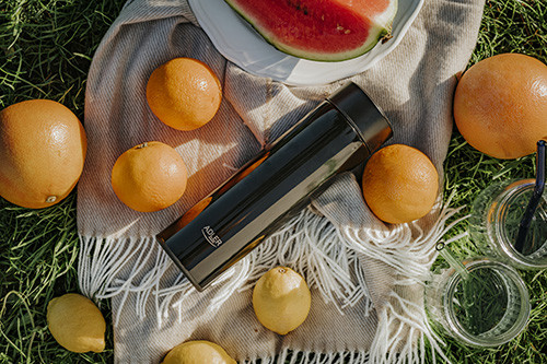 Termos z wyświetlaczem LED - czarny, 473ml Adler 4506