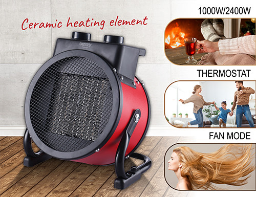 Nagrzewnica ceramiczna 2400W z termostatem Camry 7743