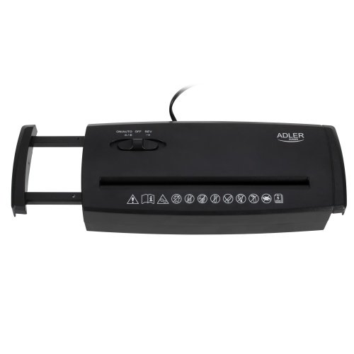 Niszczarka do dokumentów na kosz - 5 kartek P-1 Adler 1040