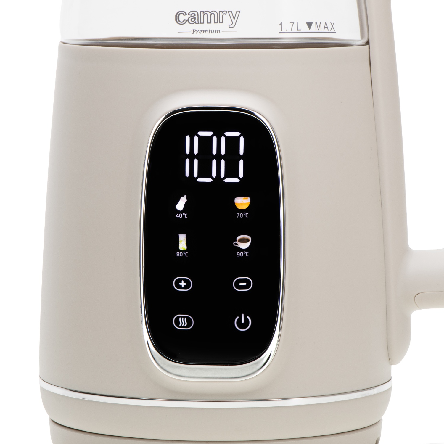 Czajnik elektryczny szklany z regulacją temperatury 1,7L Camry 1383