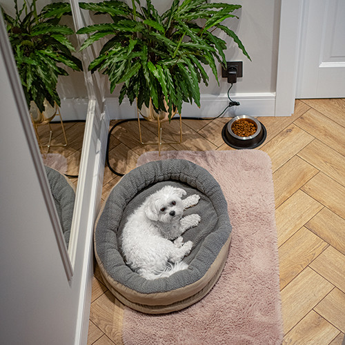 Ogrzewane legowisko dla psa i kota z wyjmowanym pokrowcem Camry 7431