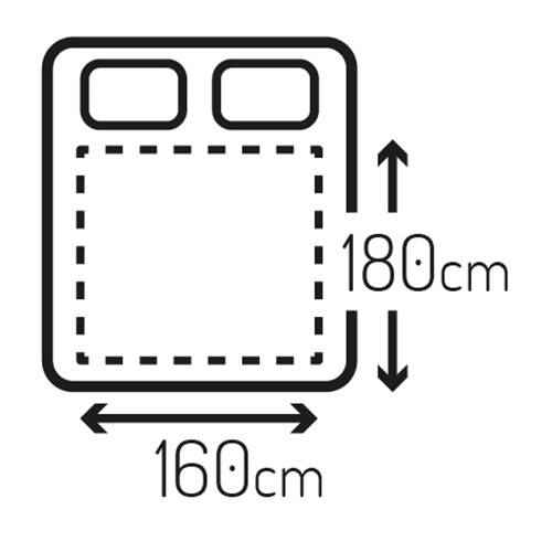 Elektryczny koc z czasomierzem i 10 poziomami grzania Camry 7441