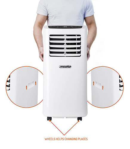 Klimatyzator 5000 BTU z pilotem i timerem - Mesko 7911