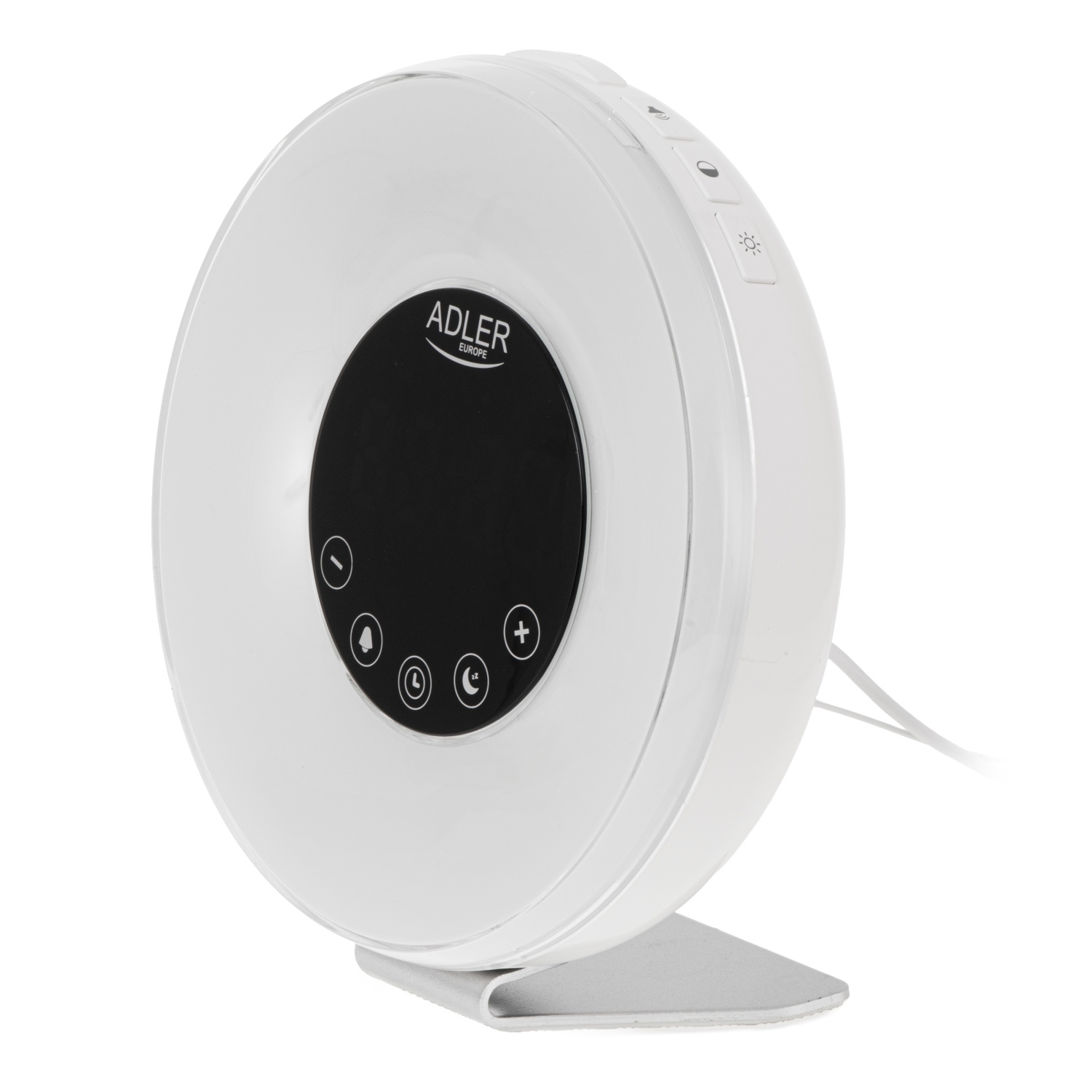 Budzik świetlny z symulacją wschodu słońca i dźwiękami natury Adler 1916