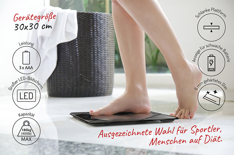 AD 8169 Waga łazienkowa - 180 kg