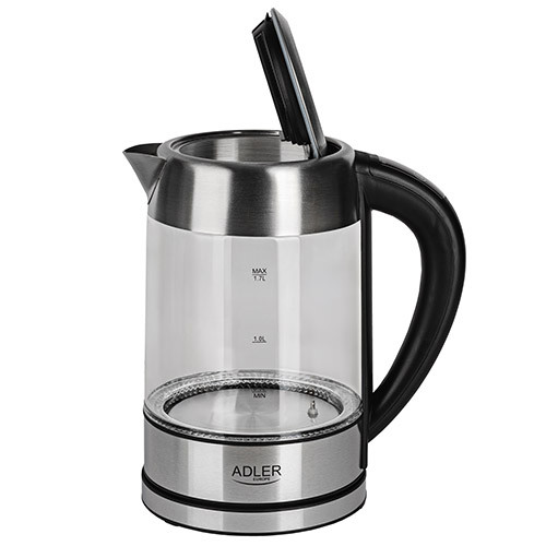 Czajnik szklany z regulacją temperatury 1,7 L Adler 1247
