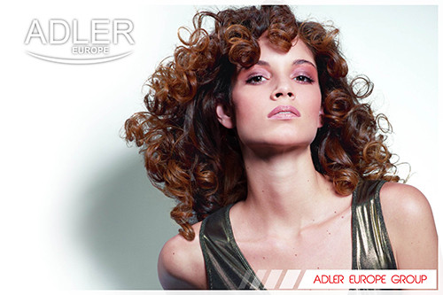 Lokówka 19mm z powłoką ceramiczną i szczotką Adler 2105