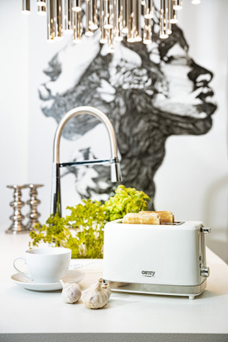 Toster 2 kromki - 900W, rozmrażanie, ruszt Camry 3219