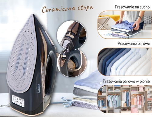 Żelazko parowe 3400W z funkcją samoczyszczenia Camry 5036